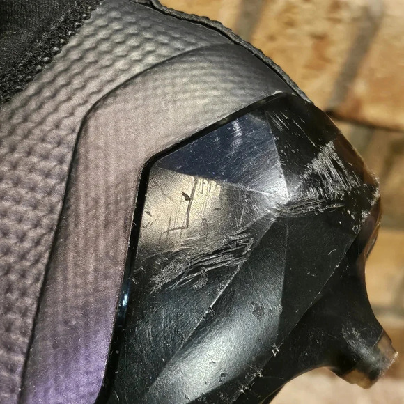 Adidas Men's Adizero 8.0 Burner Football Cleats Black Gold Purple Mens Sz 13 - Picture 6 of 7